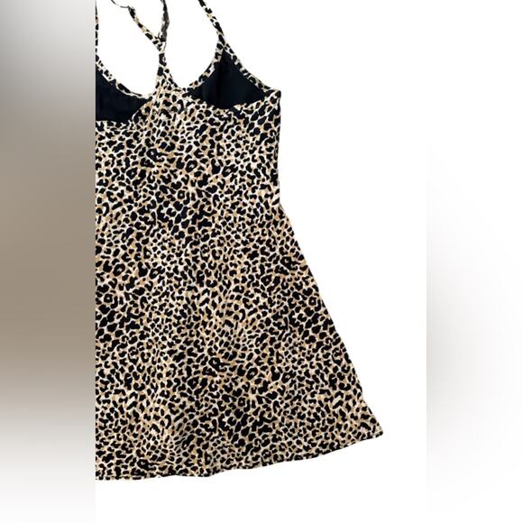 Outdoor Voices The Exercise Dress NEW Version Leopard Print Tennis Running XS - Picture 10 of 16